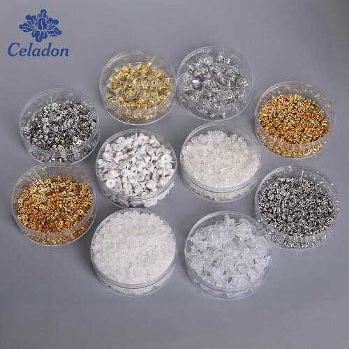 Wholesale 100-1000pcs 6.5*2.3cm Earring Back Bullet Stopper Earring Plugs for DIY Gold&Silver&White Color Earring Findings