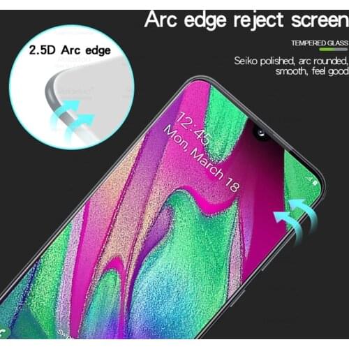 Protective Glass On The For Samsung Galaxy A40 SM-A405F/DS 6.4'' Tempered Glass GalaxyA40 A 40 40A Screen Protector Film Cover