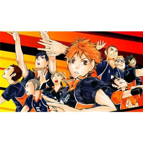 1Pc New Style Anime Volleyball Boy Digital Paint Haikyuu Japan Style Cartoon Poster Modular Painting Anime Posters