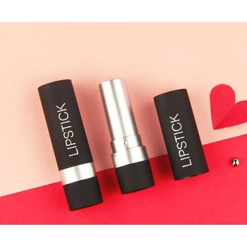 10/30/50pcs 12.1mm Black Round Empty Lipstick Tube Handmade Lipstick Case DIY Makeup Tool Travel Cosmetic Packing Container