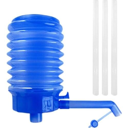 5 Gallon Bottled Drinking Water Hand Press Manual Pump Removable Tube Vacuum Dispenser