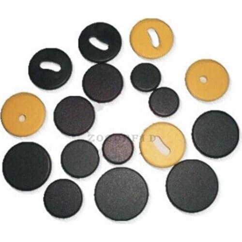 100pcs ISO15693 laundry tags Waterproof RFID ISO15693 Icode Slix (Icode-2) 30MM Round Tag