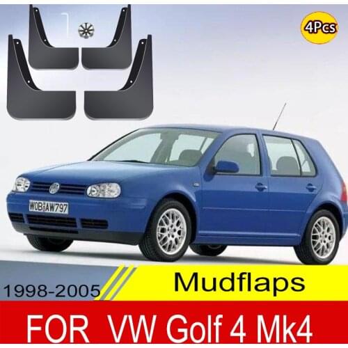 Mud Flaps For VW Golf 4 Mk4 IV 2005-1998 Mudflaps Splash Guards Front Rear Fender Mudguards High Quality 2004 2003 2000 1999