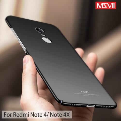 Redmi Note 4x Case Msvii Matte Cover For Xiaomi Redmi Note 4 Global Version Case Xaomi PC Cover For Xiaomi Note 4x 4 x Pro Cases