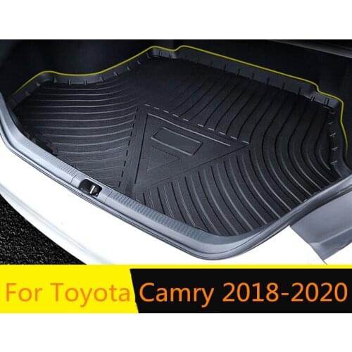 For Toyota Camry 8th Sedan 2018-2020 Car trunk mats fully surround rear trunk storage mat cargo tray trunk pad car accessory