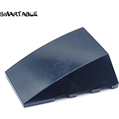 Smartable Wedge Curved Brick 4x4 Building Block MOC Parts Toys For Kids Creative Compatible Major Brands 47753 Technic 20pcs/lot