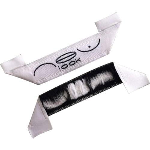 Customized Mitre Fold Clothing Tags Fabric Woven Labels For Shoes Accessories Custom Wedding Place Mark For Clothes Name Label