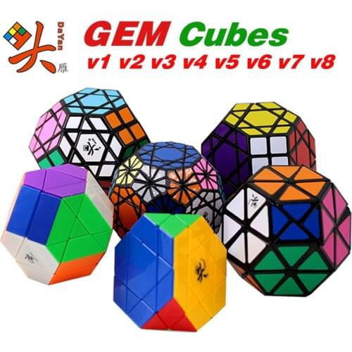 Mf8 Magic Cube DaYan GEM Cube V1 V2 V3 V4 V5 V6 V7 V8 Big Diamond Stone Strange Shape Puzzle Dodecahedron Megamin High Level Toy