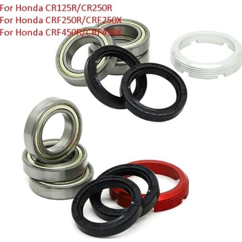 CRF 450 R 02-16 Rear Wheel Bearings & Seals Kit For Honda CRF450R R125R CR250R CRF250R CRF450x CRF250x CRF 250 R
