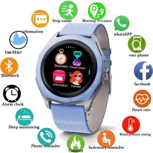 2021 New Ladies Smart Watch Women Full Touch Screen Sport Fitness Watch For Android ios smartwatch Woman Electronic ClocK +Box