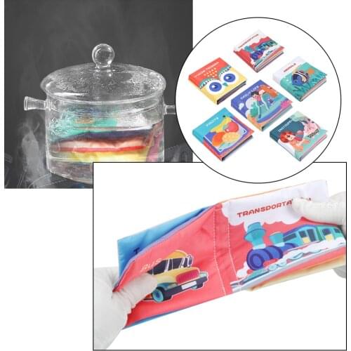 New Baby Soft Toys Animal Educational Toys Cloth Book Newborn Early Development Activity Books Baby Kids Gifts