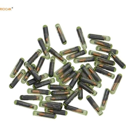 RIOOAK New Car Key Transponder 10pcs OEM glass ID48 T6 Crypto Unlocked Chip For VW /Audi /Seat /Skoda /Porsche