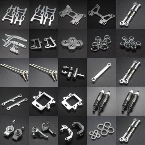 Upgrade Parts Package For RC 1:10 Off-Road Buggy Electric & Nitro Silver HSP 94107, 94170, 94106 kit