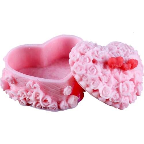 Silicone Soap Mold DIY Jewelry Box Shape Resin Mould Handmade Craft Decorating Tool