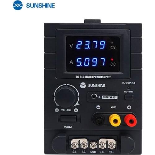 SUNSHINE P-3005DA Regulated Lab bench Power Supply Adjustable 30V 10A Voltage Regulator Stabilizer Switching Bench Source Lab