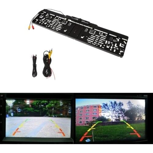 Waterproof Car License Plate Frame Rear View Camera & LED Light Night Vision Cam