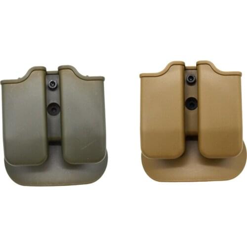 Military IMI Single Magazine Pouch Universal Pistol Mag Ammo Pouch Tactical Airsoft Dual Holster Paddle Holder for Glock M9 PX4