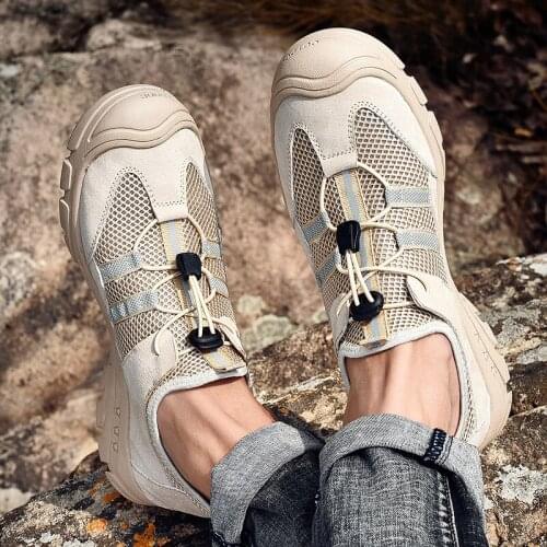 De trainers Mens fashion shoes for beach sneakers heren slippers 2019 homme hombre sandals verano flops zapatillas zapato shoe