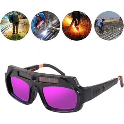 1pc Automatic Dimming Glasses Anti-glare Goggles Argon Arc Protect Welding Rays Ultraviolet Prevent Light Glasses Strong Gl X8T2