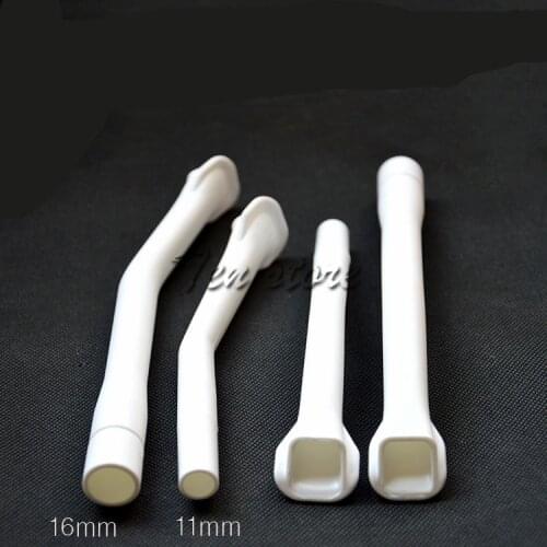 10pcs Dental Accessories Strong Suction Tips / Strong Plastic Suction Nozzle Dental Material 11mm / 16mm