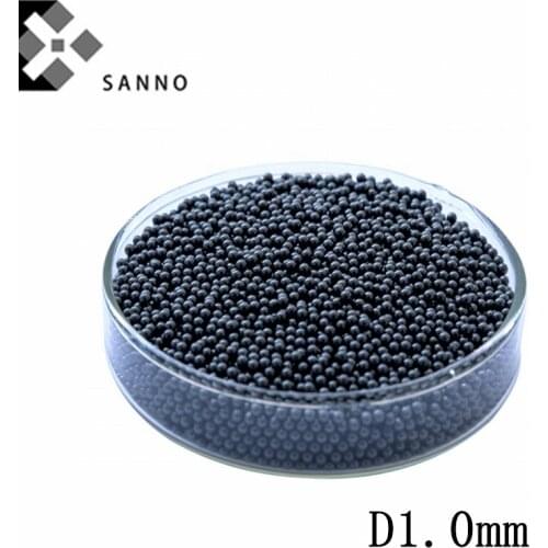 100pcs/pack D1.0mm Ceramic precision ball G5 silicon Nitride Si3N4 ceramic grinding ball round beads for bearing, valve slider