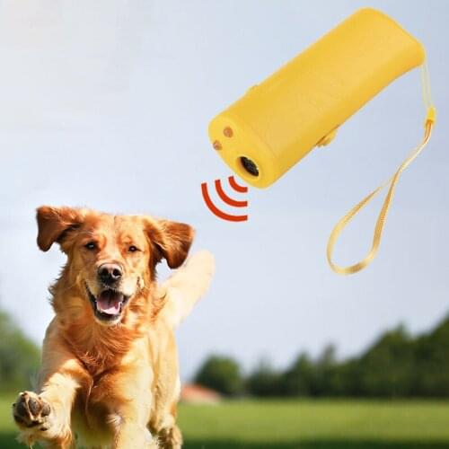 New 3 in 1 Anti-barking Stop Bark Deterrents Ultrasonic Dog Training Repeller Control Trainer Device Dogs Pet Training Device