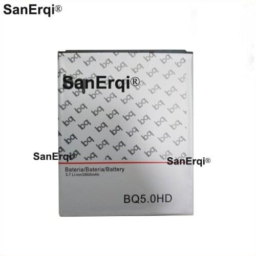 2600mAh Phone battery for BQ Aquaris 5.0HD 5.0 HD Mobile phone battery SanErqi