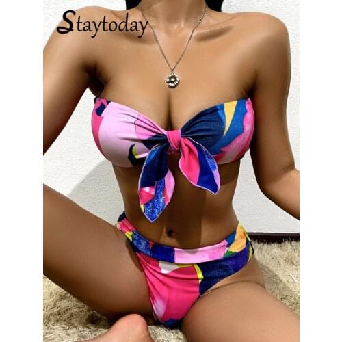 Bikini 2 Piece Set Womens Color Patchwork Bathing Suit Women Swimming Suit for Women Sexy Girl Swimwear