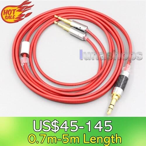 LN006663 XLR 3.5mm 99% Pure PCOCC Earphone Cable For Ultrasone Tribute7 t7signature pro t7