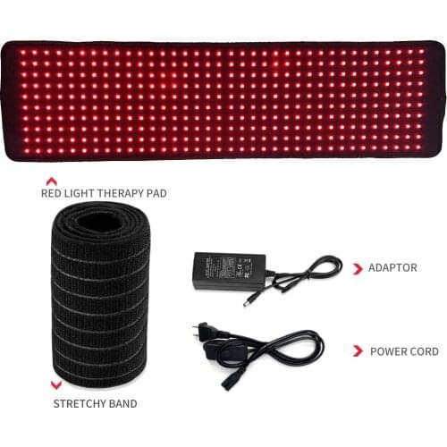 Class II Near Infrared Heating Massage Pad 660Nm 850Nm Red LightTherapy Wrap Belt For Weight Loss Pain Relief