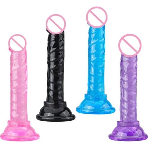 Mini Penis Dildo Anal Suction Cup Dildo Realistic Lesbian Gay Erotic Toys Female Masturbator Clitoral Stimulator Intimate Goods