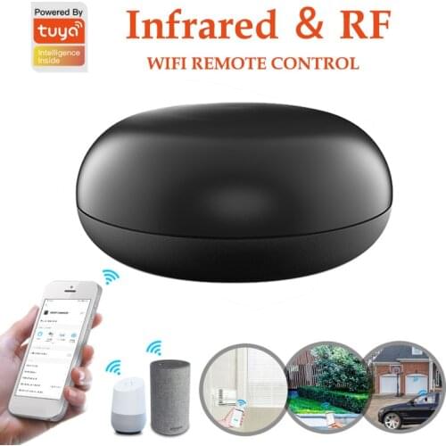 NEW tuya WIFI IR RF remote control universal copy learning 315 433 mhz rf infrared remote control compatible alexa google home