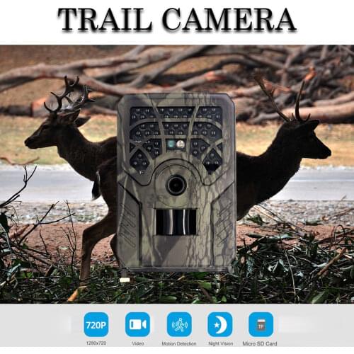 Outdoor Hunting Trail Camera Night Vision HD Game Camera 5MP 720P Scouting Cam Monitoring Infrared Heat Sensing Night Vision