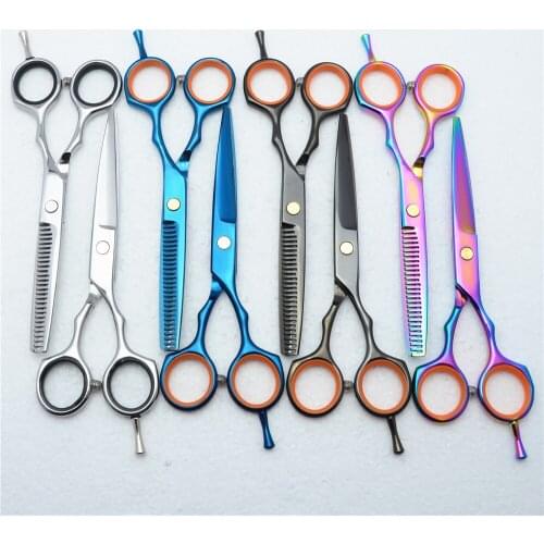 1004C 5.5'' 16cm Customized Logo TOPPEST GRADE Hairdressing Scissors Cutting Scissors Thinning Shears professional Hair Scissors