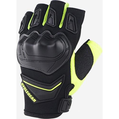 Summer Gloves Men Cool Motorcycle Half Finger Gloves for Motocross Racing Motorbike Guantes Moto Off Road Cycling Riding Glove