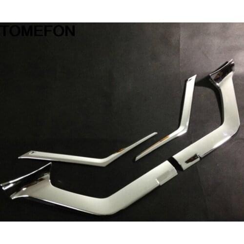 TOMEFON For Nissan X-Trail Rogue T32 2014 2015 2016 2017 2018 Front Bottom Grille Front Bumper Air Inlet Grill Cover Trim ABS