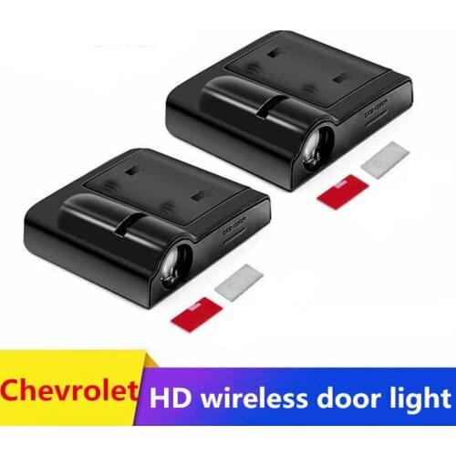 LED Car Door Lamp Logo Projector Light Auto Accessories For Chevrolet Cruze Aveo Lacetti Captiva Cruz Spark Orlando Niva Epica