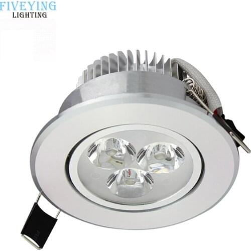 LED Downlight Dimmable 9W 12W LED Spot light decoration Ceiling lamp Warm White Nature White Pure White AC110-240V