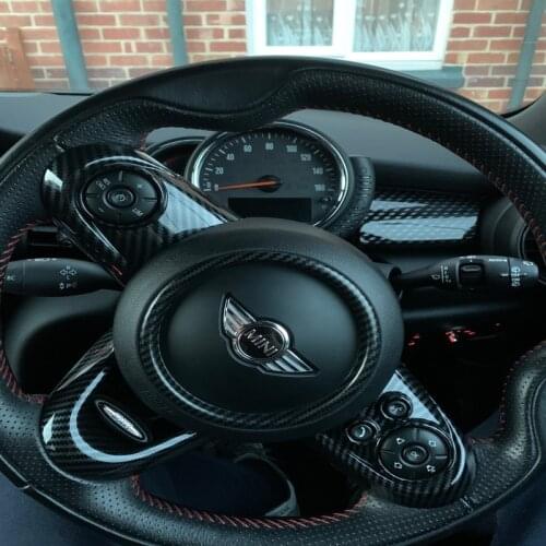 Steering wheel decoration car sticker For MINI COOPER S F54 F55 F56 F57 F60 car Modification Automotive interior accessories