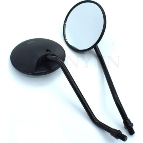 1 double circular motorcycle mirror universal 10 mm motorcycle rearview mirror For KTM 690 Duke/Enduro R/SMC