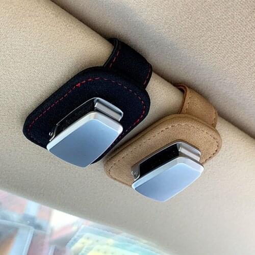 Universal Car Eyeglass Holder Glasses Storage Clip For Audi Bmw Auto Interior Organize Accessories Car Sunglasses Holder