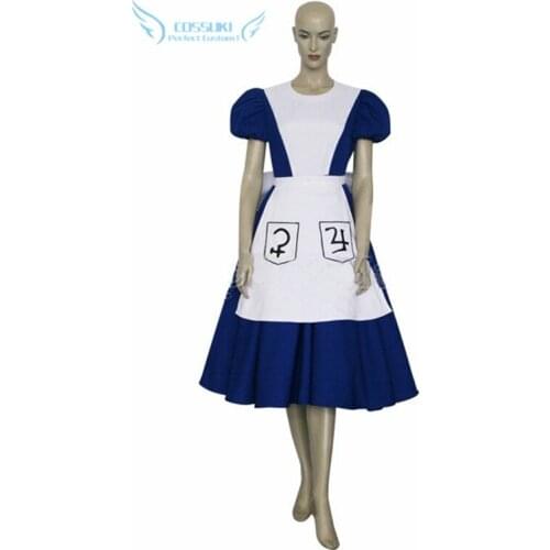 High Quality American Mcgee Alice Dress Cosplay Costume ,Perfect Custom For You