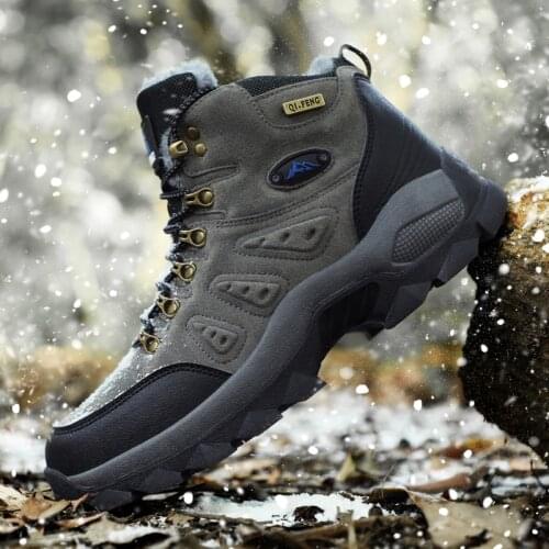 Winter Warm Hunting Boots Men Outdoor Sports Hiking Shoes Women Trail Tactical Boots Waterproof Travel Climbing Sneakers Unisex