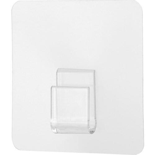 1PC Strong Adhesive Wall Hook Punch Free Heavy Load For Hanging Sundries Hats Bags Shelf Wall-mounted Hooks Hanger Kitchen N9B0