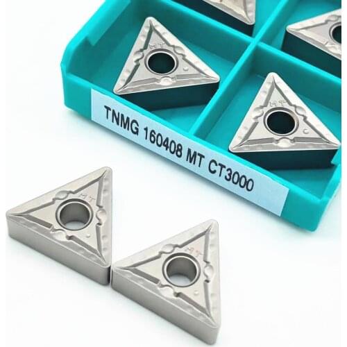 10PCS Cermet TNMG160408 MT CT3000 carbide tool CNC lathe parts, external turning and milling tool TNMG 160408turning tool