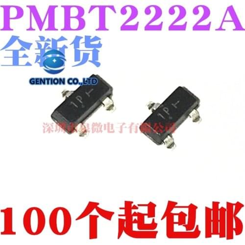 10PCS PMBT2222A W1P silk-screen SOT23 40 v 0.6 A/triode in stock 100% new and original