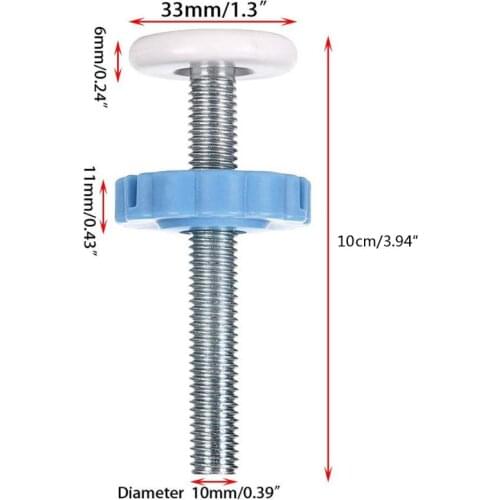 2021 New 4pcs Pressure Baby Gate Screw Bolts Threaded Spindle Rods Walk Thru Gates Accessory - M10 x 10MM