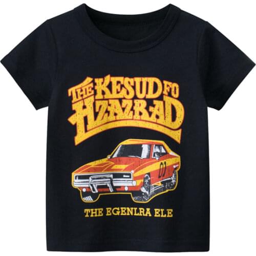 2021 Summer Baby Clothes Cartoon Animals Girls Boys T Shirt Stripes Train Bear Print Short Sleeve Cotton T-shirt Kids Tops Shirt