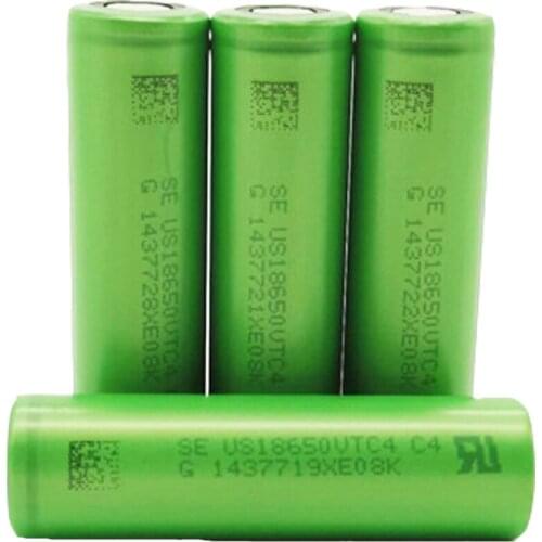 4pcs 3.7 V 2100mAh 18650 battery for us18650 for Sony VTC4 30A toys tools flashlight battery