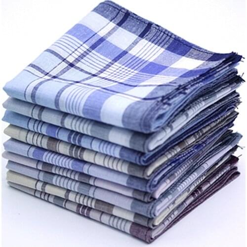 5Pcs Multicolor Plaid Stripe Men Pocket Squares Business Chest Towel Pocket Hanky Handkerchiefs Hankies Scarves 100% Cotton16